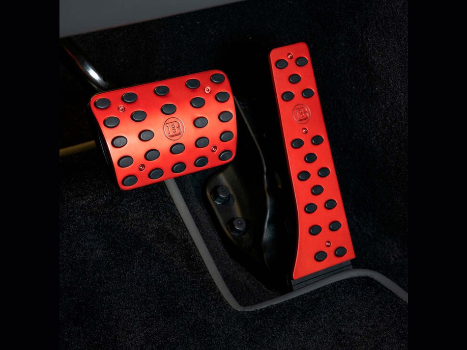 W464 W463A Orange Brabus Pedal Covers Set for G Wagon Mercedes G-Class